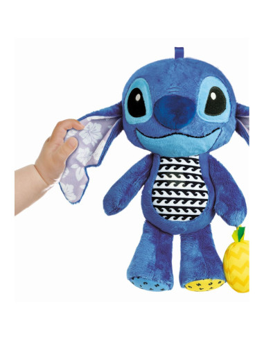 CL17918,Clementoni - Plus Disney Stitch pentru dezvoltarea senzoriala ce se poate agata la carut sau patut