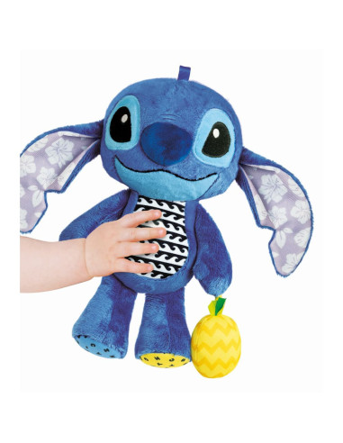 CL17918,Clementoni - Plus Disney Stitch pentru dezvoltarea senzoriala ce se poate agata la carut sau patut