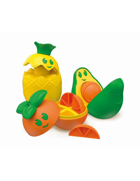 CL17512,Clementoni - Joc educativ de logica fructe colorate din plastic reciclat