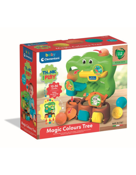 CL17511,Clementoni - Joc educativ de logica copacel cu bile din plastic reciclat
