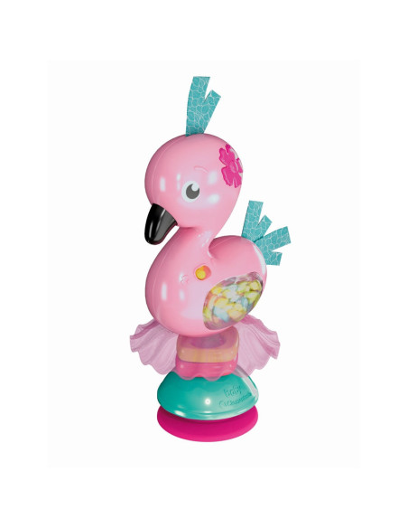 CL17492,Clementoni - Zornaitoare interactiva flamingo cu melodii ce contribuie la dezvoltarea multisenzoriala