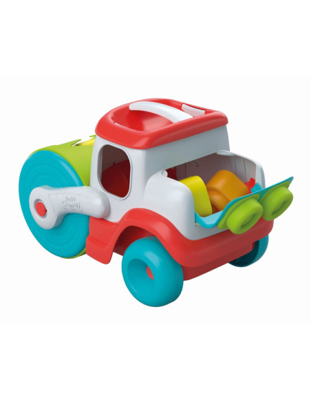 CL17495,Clementoni - Jucarie educationala Soft Clemmy compactor de cuburi pentru dezvoltarea senzoriala si motorie a copiilor
