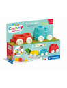 CL17961,Clementoni - Jucarie educationala Soft Clemmy tren senzorial pentru dezvoltarea senzoriala si motorie a copiilor