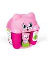 CL17768,Clementoni - Jucarie educationala Soft Clemmy cos Pisicuta cu cuburi de constructie moi si lavabile
