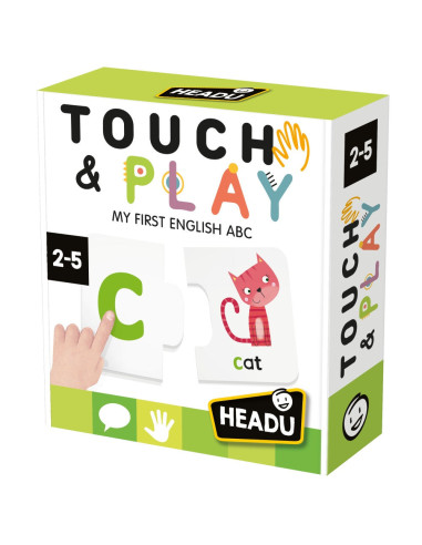 HE60780,Headu - Joc Educativ Alfabet tactil 2-5 ani