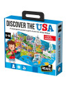 HE57946,Headu - Puzzle descoperiti Statele Unite ale Americii cu 25 de monumente 3D