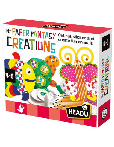 HE54198,Headu - Set de creatie animale amuzante 4-8 ani
