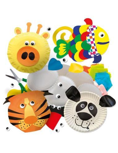 HE54198,Headu - Set de creatie animale amuzante 4-8 ani
