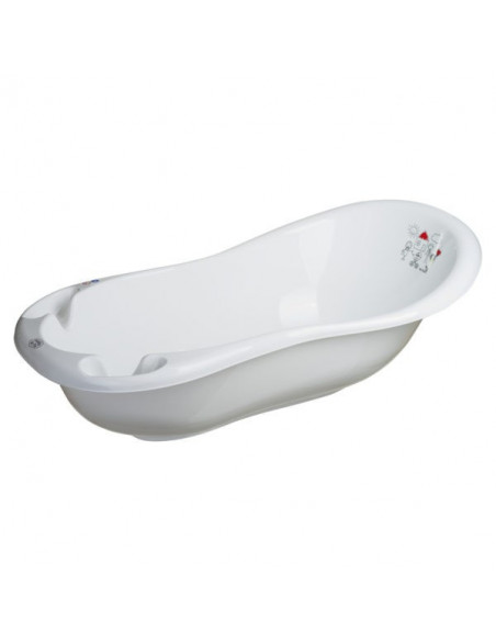 Cadita bebe cu termometru, 100 cm, The Family white, Maltex