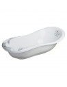Cadita bebe cu termometru, 100 cm, The Family white, Maltex