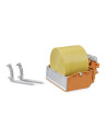 BR02353,Bruder - Accesorii pentru tractor Lada de incarcare furci si un balot rotund