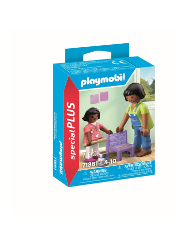PM71881,Playmobil - Figurina mesterita cu fetita