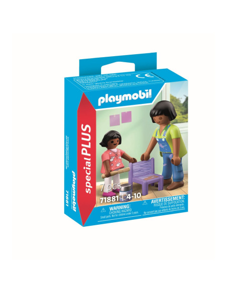 PM71881,Playmobil - Figurina mesterita cu fetita
