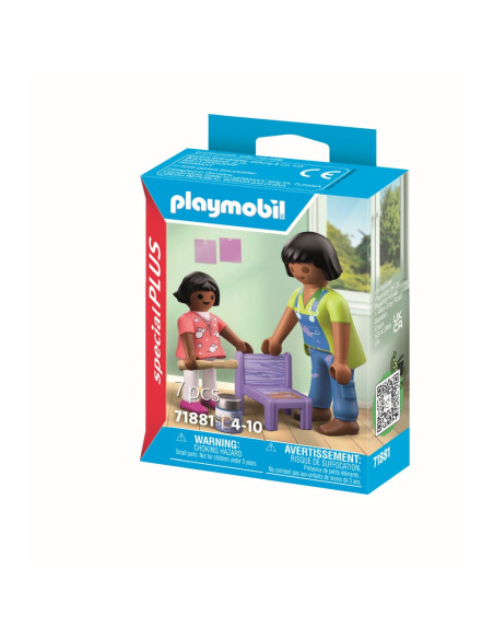 PM71881,Playmobil - Figurina mesterita cu fetita