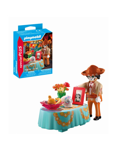 PM71879,Playmobil - Figurina mexicana ziua mortilor