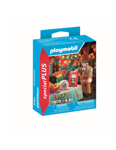 PM71879,Playmobil - Figurina mexicana ziua mortilor