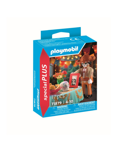 PM71879,Playmobil - Figurina mexicana ziua mortilor