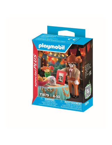 PM71879,Playmobil - Figurina mexicana ziua mortilor