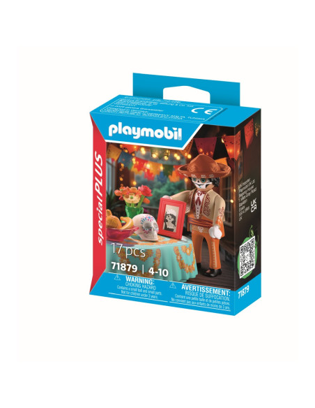 PM71879,Playmobil - Figurina mexicana ziua mortilor