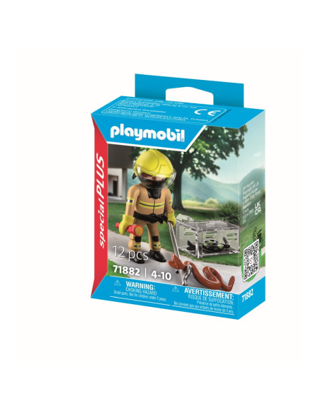 PM71882,Playmobil - Figurina salvator de serpi