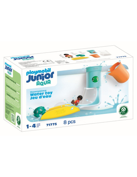 PM71775,Playmobil - Junior Aqua dezvoltare prin joaca Rezervor de apa cu tobogan