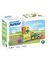 PM71773,Playmobil - Junior dezvoltare prin joaca Tractor cu incarcatura si semanatoare