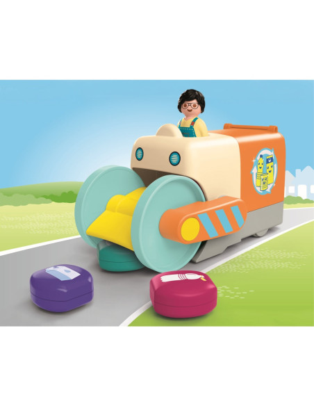 PM71774,Playmobil - Junior dezvoltare prin joaca Vehicul de colectare a gunoiului