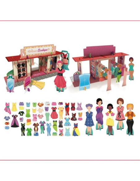 HE22397,Headu - Set de creatie si imaginatie primul meu Butic de haine