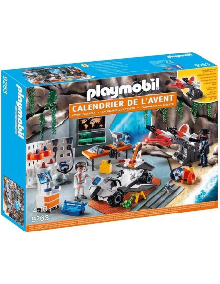 PM9263,Playmobil - Calendar de Craciun cu 24 de surprize - atelierul spionilor