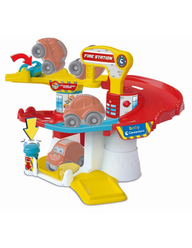 CL17559,Clementoni - Statie de pompieri pentru masinutele de acrobatii