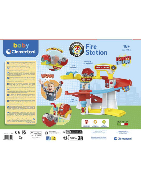 CL17559,Clementoni - Statie de pompieri pentru masinutele de acrobatii