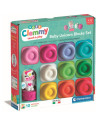 CL17630,Clementoni - Set de joaca educational Soft Clemmy Unicorn cu 10 cuburi de constructie moi si lavabile