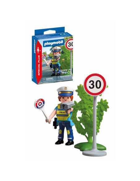 PM72029,Playmobil - Figurina politist cu radar
