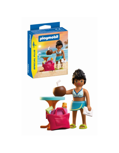 PM72032,Playmobil - Figurina femeie in vacanta la plaja