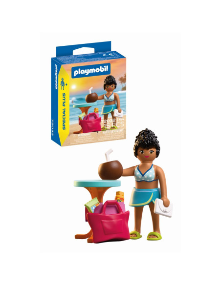 PM72032,Playmobil - Figurina femeie in vacanta la plaja