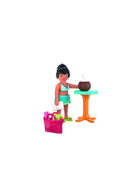 PM72032,Playmobil - Figurina femeie in vacanta la plaja