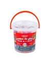 Plastilina modelat in galeata DACO PL410, 10 culori, 400 g