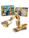 CUDS1092h,Cubic Fun - Puzzle 3D brat robotic hidraulic 185 piese