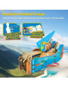 CUDS1120h,Cubic Fun - Puzzle 3D lansator de parasute 48 piese