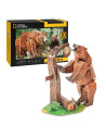 CUDS1096h,Cubic Fun - Puzzle 3D urs maro 88 piese