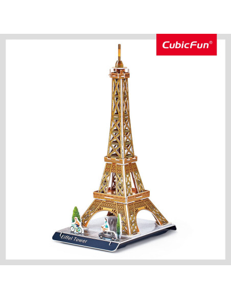 CUW3195,Cubic Fun - Puzzle 3D turnul Eiffel 31 piese