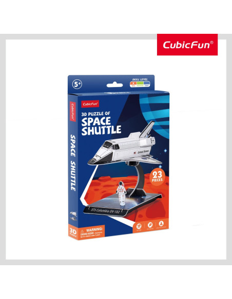 CUW3197,Cubic Fun - Puzzle 3D naveta spatiala 23 piese