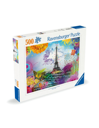 RVSPA00772,Ravensburger - Puzzle carte postala din Paris 500 piese