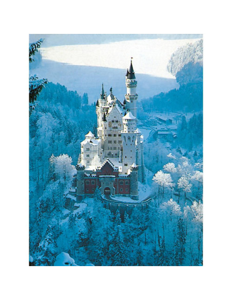 RVSPA00704,Ravensburger - Puzzle castelul Neuschwanstein iarna 1500 piese design nou
