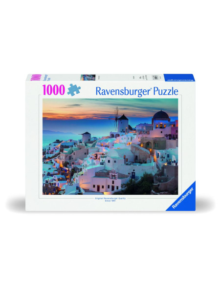 RVSPA00663,Ravensburger - Puzzle noaptea in Santorini 1000 piese design nou