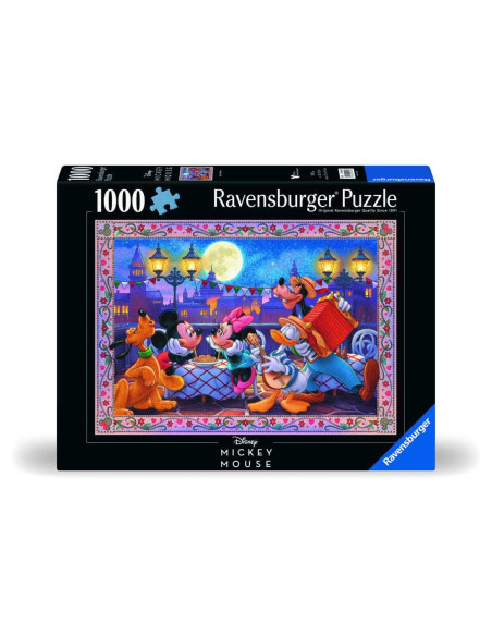 RVSPA00496,Ravensburger - Puzzle Mickey si Minnie la cina 1000 piese design nou