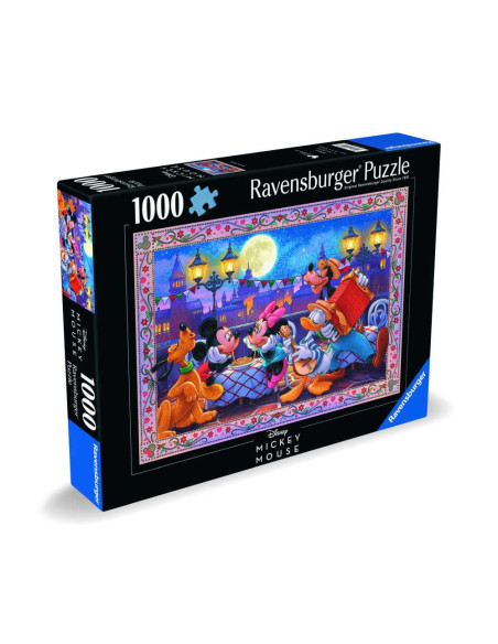 RVSPA00496,Ravensburger - Puzzle Mickey si Minnie la cina 1000 piese design nou