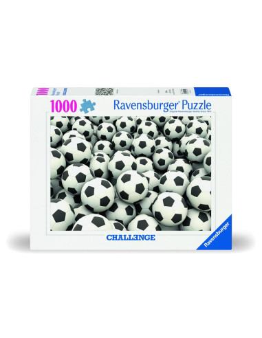 RVSPA00615,Ravensburger - Puzzle provocare mingi de fotbal 1000 piese design nou