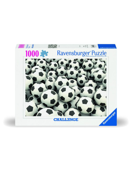 RVSPA00615,Ravensburger - Puzzle provocare mingi de fotbal 1000 piese design nou