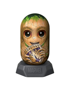 RVS3D01160,Ravensburger - Puzzle 3D Hylkies Marvel Groot 54 piese 2